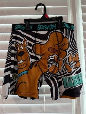 Scooby-Doo Men's Athletic Boxer Shorts - Black & Brown